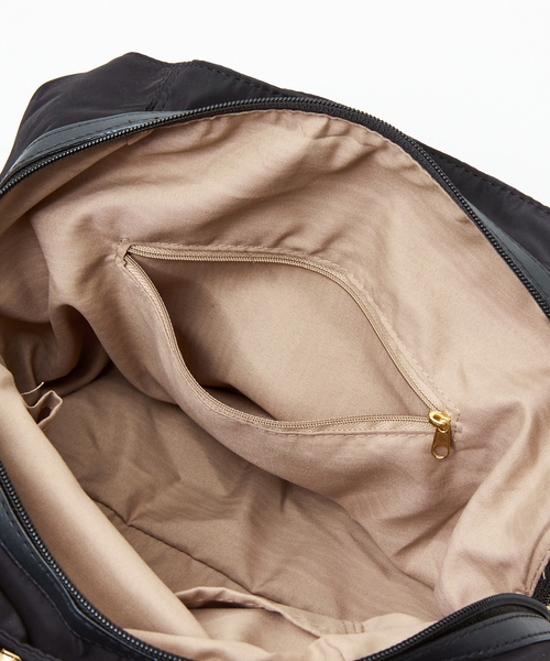 Abahouse Devinette（ドゥヴィネット）の「【Avancer】フェイクレザーコンビナイロントートバッグ（ボストンバッグ・レディース・グレー/ピンクベージュ/ブラック・フリー）」の14枚目の写真