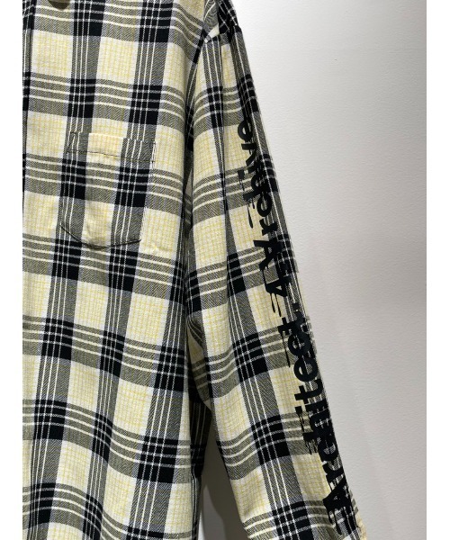 L.H.P Private Brand(エルエイチピープライベートブランド)の「A4A/エーフォーエー/バックロゴチェックシャツ(シャツ/ブラウス・メンズ・ネイビー/イエロー・M/L)」の10枚目の写真