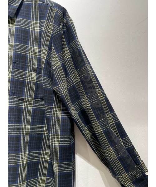 L.H.P Private Brand(エルエイチピープライベートブランド)の「A4A/エーフォーエー/バックロゴチェックシャツ(シャツ/ブラウス・メンズ・ネイビー/イエロー・M/L)」の13枚目の写真