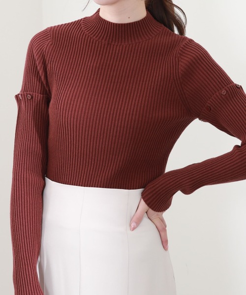 archives（アルシーヴ）の「袖取り外しリブニット（ニット/セーター・レディース・ブラック/ベージュ/ブラウン/アイボリー・MEDIUM）」の20枚目の写真