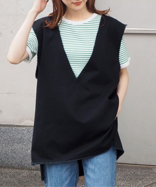 tiptop（ティップトップ）の「【ZOZO限定アイテム】フリンジ使いV