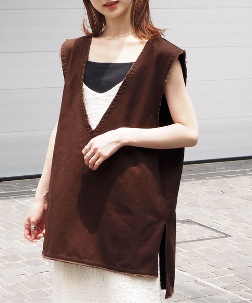 tiptop（ティップトップ）の「【ZOZO限定アイテム】フリンジ使いV