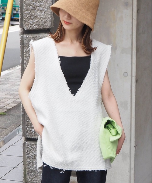 tiptop（ティップトップ）の「【ZOZO限定アイテム】フリンジ使いV