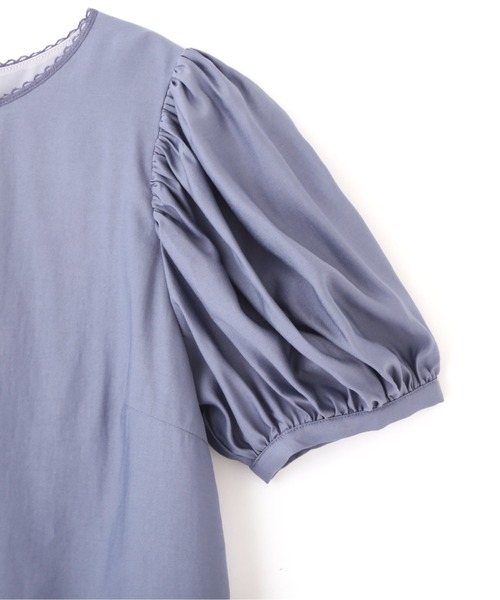 PROPORTION BODY DRESSING(プロポーションボディドレッシング)の「フロントタックボリュームスリーブブラウス(シャツ/ブラウス・レディース・ブラウン/グレー/ブルー・FREE)」の8枚目の写真