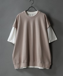 SITRY | Big silhouette sweat vest×wide T-shirt/ビッグシルエット スウェットベスト×ワイドTシャツ(ベスト)