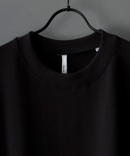 SITRY（シトリー）の「Big silhouette sweat vest×wide T-shirt/ビッグシルエット スウェットベスト×ワイドTシャツ（ベスト・メンズ・ブラック/サックスブルー/グリーン/グレイッシュベージュ・M/L/XL）」の8枚目の写真