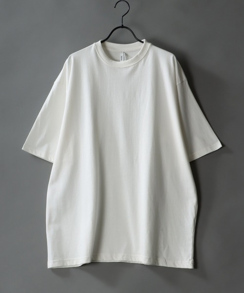 SITRY（シトリー）の「Big silhouette sweat vest×wide T-shirt/ビッグシルエット スウェットベスト×ワイドTシャツ（ベスト・メンズ・ブラック/サックスブルー/グリーン/グレイッシュベージュ・M/L/XL）」の10枚目の写真