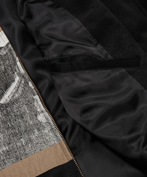 SASQUATCHfabrix.（サスクワァッチファブリックス）の「“横田基地” FLIGHT JACKET（ブルゾン・メンズ・カーキ/ブラック・L/M）」の4枚目の写真