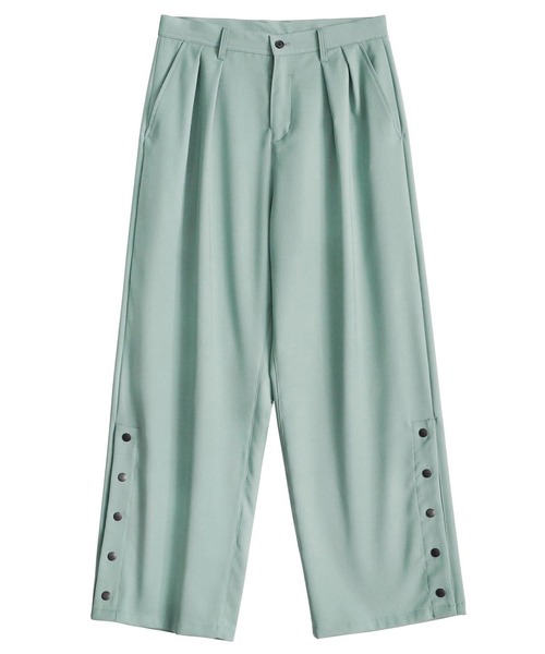 SHAREEF（シャリーフ）の「HEM SLIT WIDE PANTS（その他パンツ・メンズ・ブラック/パープル/レッド/ミント・1/2/3）」の10枚目の写真