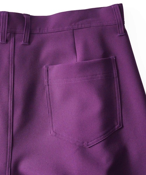 SHAREEF（シャリーフ）の「HEM SLIT WIDE PANTS（その他パンツ・メンズ・ブラック/パープル/レッド/ミント・1/2/3）」の18枚目の写真