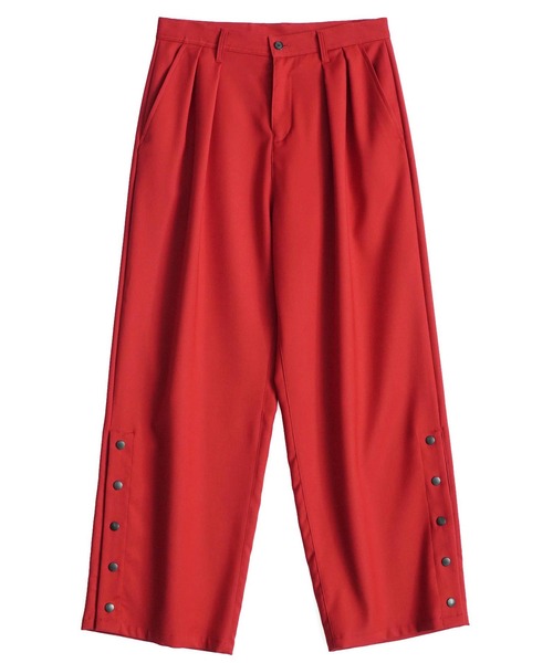 SHAREEF（シャリーフ）の「HEM SLIT WIDE PANTS（その他パンツ・メンズ・ブラック/パープル/レッド/ミント・1/2/3）」の20枚目の写真