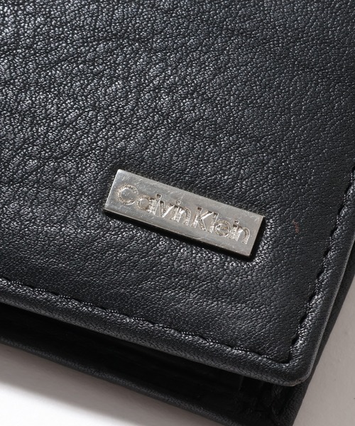 Calvin Klein(カルバン・クライン)の「【Calvin Klein/カルバンクライン】ワンポイント レザーコンパクトウォレット(財布・メンズ・ブラック/ブラウン・FREE)」の7枚目の写真