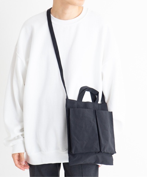 And A(アンドエー)の「ITTI イッチ / ANNIE HELMET VEGETABLE BAG - S / CERATO WR / アニーヘルメットバッグ(Sサイズ) ナイロンショルダーバッグ / ITTI-BAG-078-A(ショルダーバッグ・メンズ・ホワイト/ブラック/ブラウン・FREE)」の10枚目の写真