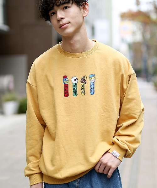 チチカカ（チチカカ）の「PEZ 刺繍プルオーバー 【WEB・一部店舗限定】【ユニセックス】（スウェット・レディース・チャコールグレー/カラフル/オレンジ・MEDIUM/LARGE）」の9枚目の写真