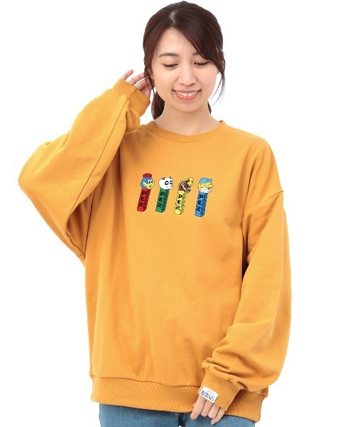 チチカカ（チチカカ）の「PEZ 刺繍プルオーバー 【WEB・一部店舗限定】【ユニセックス】（スウェット・レディース・チャコールグレー/カラフル/オレンジ・MEDIUM/LARGE）」の12枚目の写真