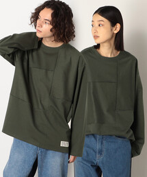 前身パッチワークビッグプルオーバー