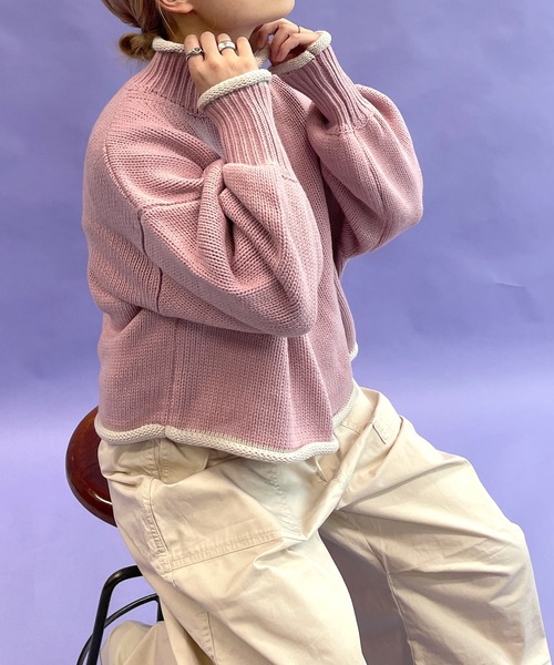 ちい様向け確認用【F】w closet ダブルクローゼット レディース ニット 新色登場！】キャットニットプルオーバー | w closet(ダブル