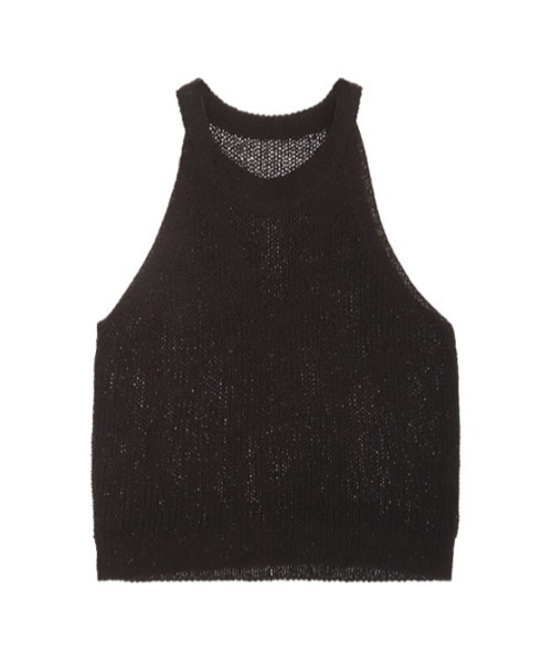 AMAIL（アマイル）の「Petite mesh circle TT（タンクトップ・レディース・ホワイト/ブラック/グリーン・FREE）」の9枚目の写真