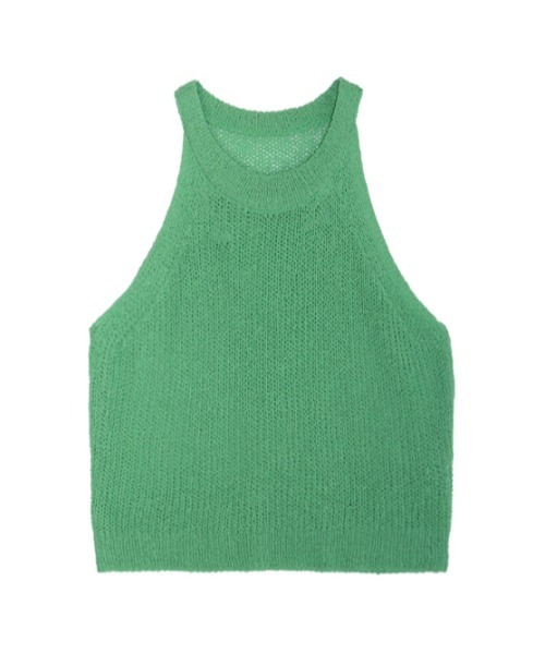 AMAIL（アマイル）の「Petite mesh circle TT（タンクトップ・レディース・ホワイト/ブラック/グリーン・FREE）」の11枚目の写真