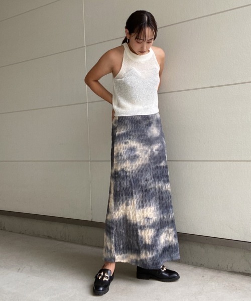 AMAIL（アマイル）の「Petite mesh circle TT（タンクトップ・レディース・ホワイト/ブラック/グリーン・FREE）」の19枚目の写真