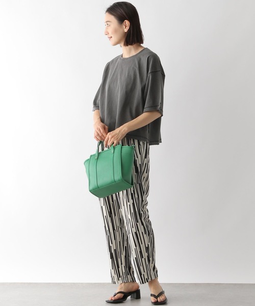 LEPSIM（レプシィム）の「ピグメントショートトップス　352451（Tシャツ/カットソー・レディース・イエロー/グレー・FREE）」の7枚目の写真