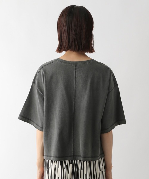 LEPSIM（レプシィム）の「ピグメントショートトップス　352451（Tシャツ/カットソー・レディース・イエロー/グレー・FREE）」の11枚目の写真