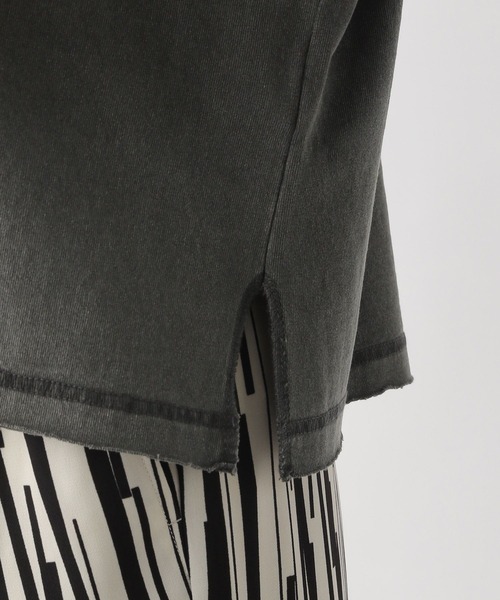 LEPSIM（レプシィム）の「ピグメントショートトップス　352451（Tシャツ/カットソー・レディース・イエロー/グレー・FREE）」の13枚目の写真