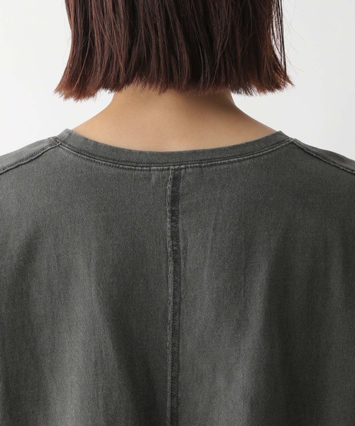 LEPSIM（レプシィム）の「ピグメントショートトップス　352451（Tシャツ/カットソー・レディース・イエロー/グレー・FREE）」の8枚目の写真