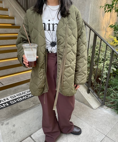 nemne store(ネンネストア)の「リボンキルティングブルゾン(ブルゾン・レディース・ブラウン/カーキ/アイボリー・フリー)」の21枚目の写真