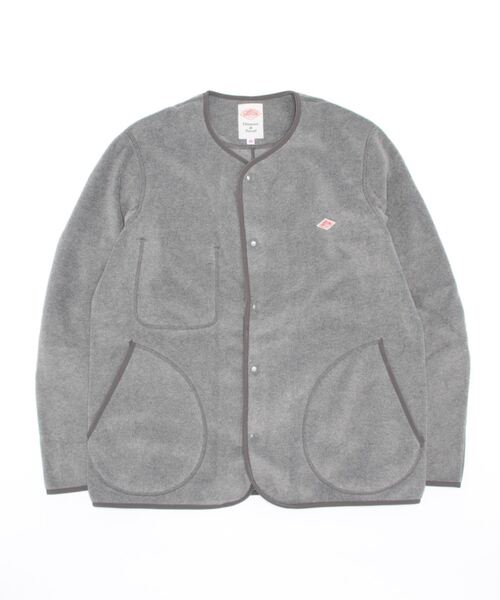 DANTON（ダントン）の「DANTON | フリース カラーレスジャケット MEN（ノーカラージャケット・メンズ・ブラック/グレー/ダークグレー/クリーム・44/40/42）」の20枚目の写真