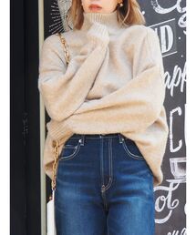 EVRIS | ハイネックルーズニットワンピース(ワンピース)