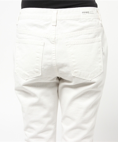WHO'S WHO gallery（フーズフーギャラリー）の「【minddenim】クラッシュホワイトデニム（デニムパンツ・レディース・ホワイト・SMALL/MEDIUM）」の6枚目の写真