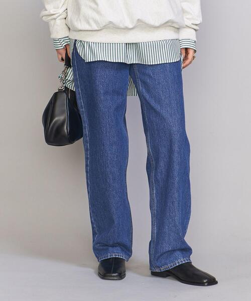 Levi's（リーバイス）の「＜LEVI’S(リーバイス)＞SILVER TAB BAGGY ミディアムインディゴ デニムパンツ（デニムパンツ・レディース・コバルトブルー・25/26）」の5枚目の写真