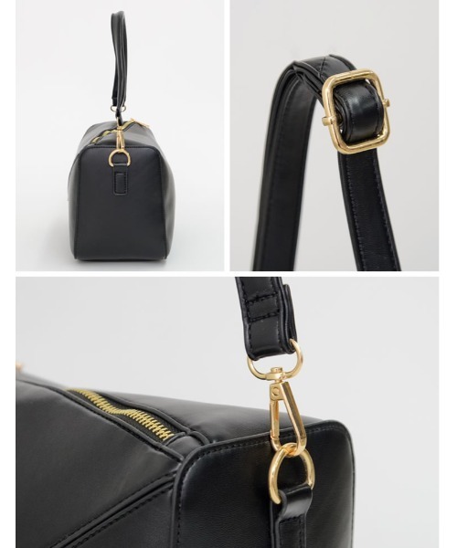 Re:EDIT（リエディ）の「トライアングル切替えハンドバッグ（ハンドバッグ・レディース・ホワイト/キャメル/ブラック・FREE）」の11枚目の写真