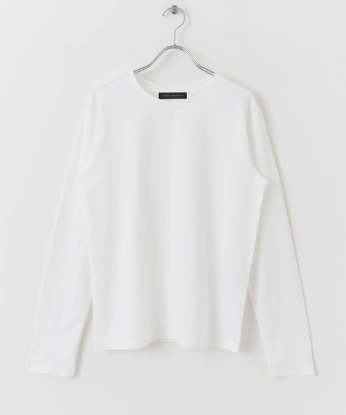 URBAN RESEARCH(アーバンリサーチ)の「クルーネックベーシックカットソー(Tシャツ/カットソー・レディース・オフホワイト・FREE)」の9枚目の写真