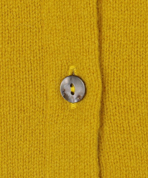 美品✨ERIBE 長袖カーディガン　ウール　イエロー　M 美品✨ERIBE 長袖カーディガン ウール イエロー M - メルカリ