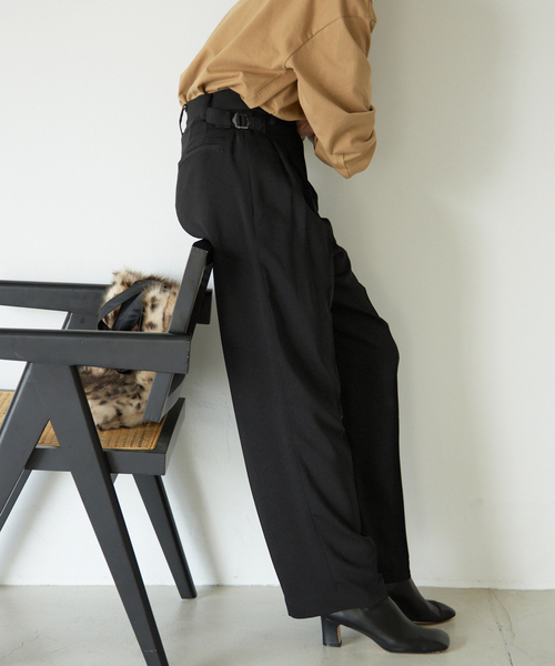 SLOBE IENA（スローブイエナ）の「ダブルクロスタックトラウザー