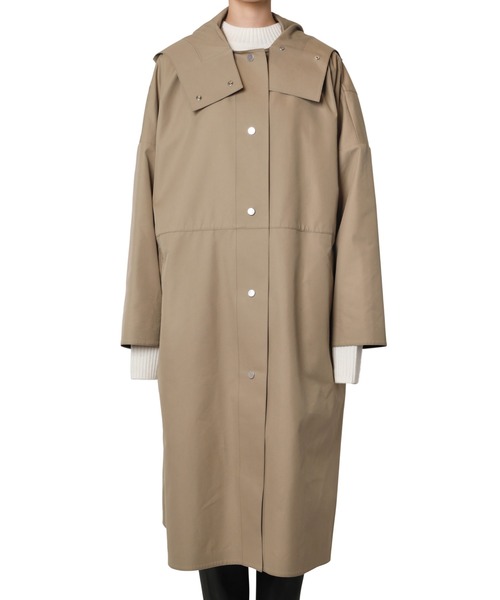 LE CIEL BLEU(ルシェルブルー)の「コットンフードオーバーコート / Cotton Hooded Over Coat(その他アウター・レディース・ベージュ・36)」の15枚目の写真