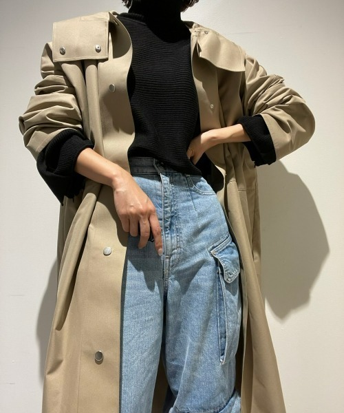 LE CIEL BLEU(ルシェルブルー)の「コットンフードオーバーコート / Cotton Hooded Over Coat(その他アウター・レディース・ベージュ・36)」の10枚目の写真