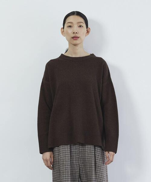 LOISIR（ロワズィール）の「ウール天竺ガンジーニット（ニット