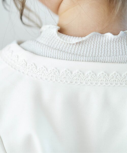 apres les cours（アプレレクール）の「【フォーマル対応】レースボレロ_アプレレクールマシェリ（カーディガン/ボレロ・キッズ・ブラック/オフホワイト・110/100/130/120）」の15枚目の写真