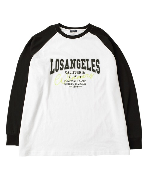 GLAZOS(グラソス)の「ロゴプリントラグランTシャツビッグシルエット(Tシャツ/カットソー・キッズ・ブラック/グレー/ライトグリーン・140cm/150cm/160cm/170cm)」の5枚目の写真