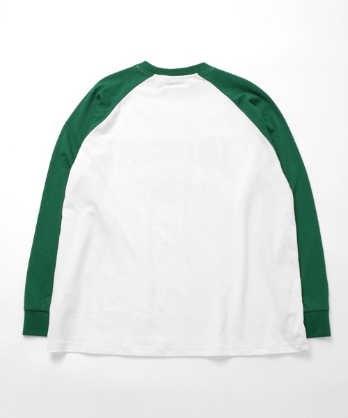 GLAZOS(グラソス)の「ロゴプリントラグランTシャツビッグシルエット(Tシャツ/カットソー・キッズ・ブラック/グレー/ライトグリーン・140cm/150cm/160cm/170cm)」の14枚目の写真