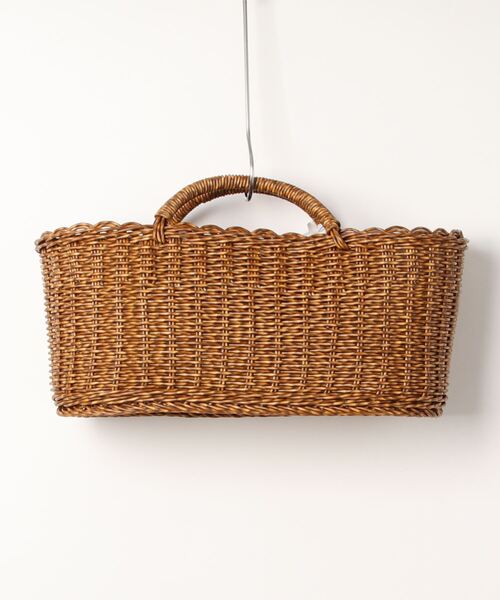 Marie-Louise（マリ－・ルイ－ズ）の「【UTIL/ユティル】オーバルハンドルバスケットL/#UT 002（かごバッグ・レディース・ナチュラル・FREE）」の3枚目の写真