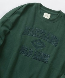 make a ray!（メイク ア レイ！）の「ビッグシルエット カレッジロゴ ダブル刺繍 スウェット/ 刺繍トレーナー/裏起毛（スウェット・メンズ）」