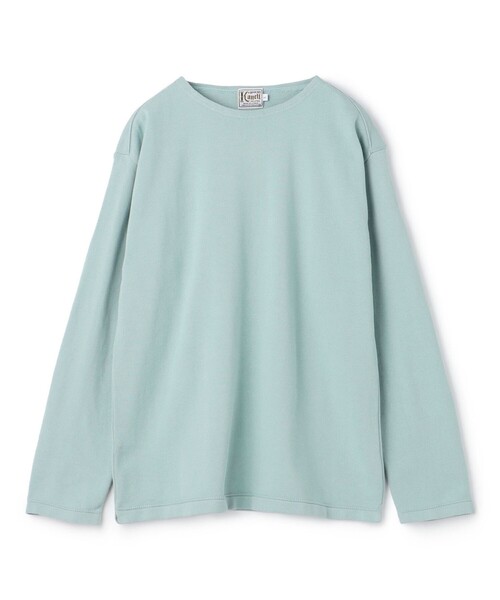 TOMORROWLAND （トゥモローランド）の「【別注】KANELL×SUPER A MARKET VINTAGE JERSEY BONAPARTE" ソリッドTシャツ"（Tシャツ/カットソー・メンズ・ライトピンク/サックスブルー/ライトグリーン/ネイビー・L/XL）」の2枚目の写真