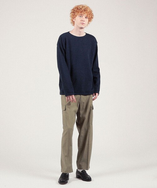 TOMORROWLAND （トゥモローランド）の「【別注】KANELL×SUPER A MARKET VINTAGE JERSEY BONAPARTE" ソリッドTシャツ"（Tシャツ/カットソー・メンズ・ライトピンク/サックスブルー/ライトグリーン/ネイビー・L/XL）」の11枚目の写真