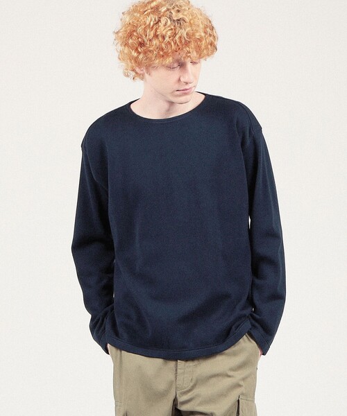 TOMORROWLAND （トゥモローランド）の「【別注】KANELL×SUPER A MARKET VINTAGE JERSEY BONAPARTE" ソリッドTシャツ"（Tシャツ/カットソー・メンズ・ライトピンク/サックスブルー/ライトグリーン/ネイビー・L/XL）」の12枚目の写真