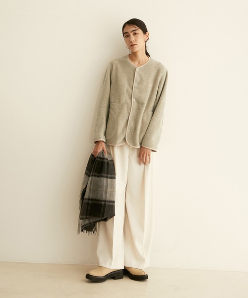 DANTON（ダントン）の「【DANTON（ダントン）】フリースカラーレス