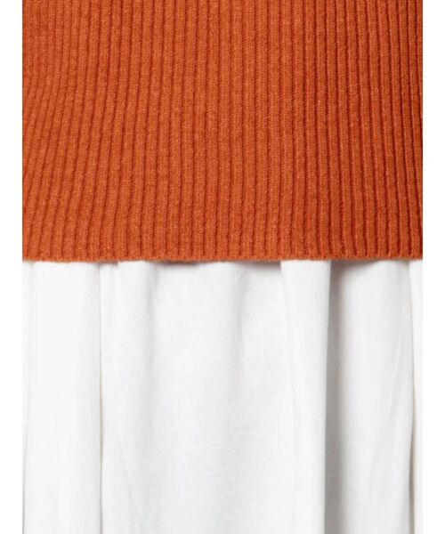 Ungrid(アングリッド)の「バックリボンニットセットワンピース(ワンピース・レディース・ブラック/オレンジ/オフホワイト・FREE)」の20枚目の写真